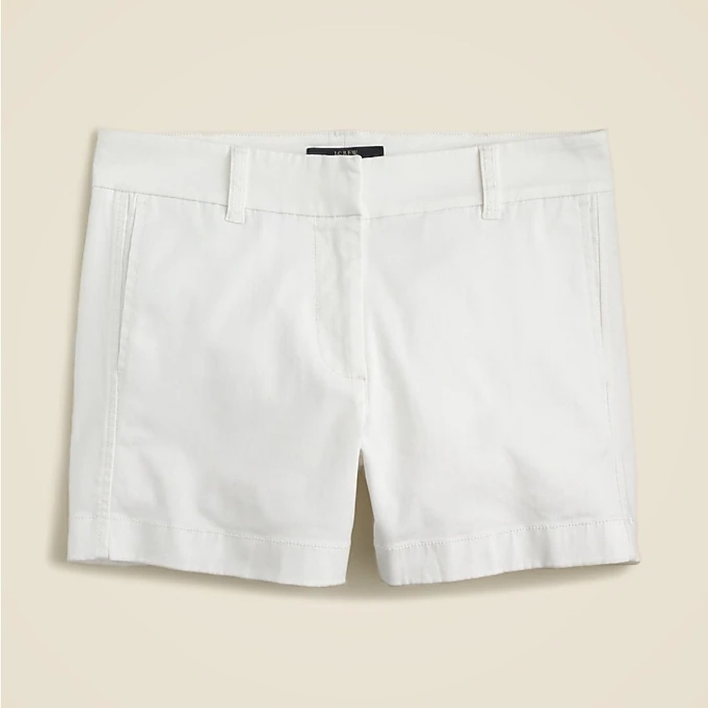 J. Crew White Shorts Stretch Chino| 6 - Picture 2 of 7